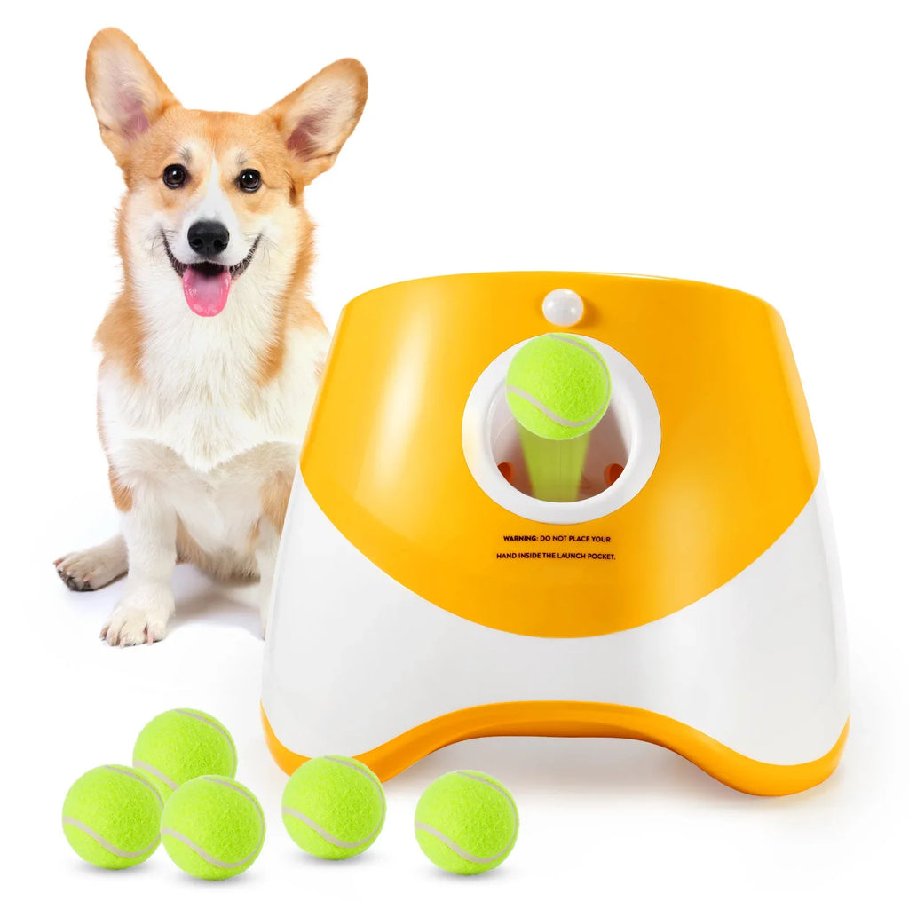 PEThic™ FetchBot - Automatic Pet Tennis Ball Launcher