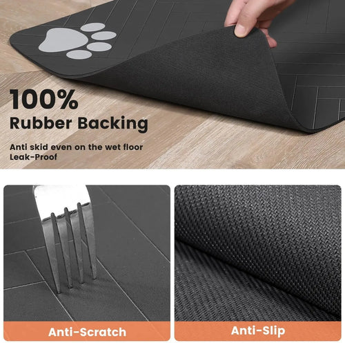 PEThic™ DryPaws - Absorbent & Anti-Slip Pet Feeding Mat