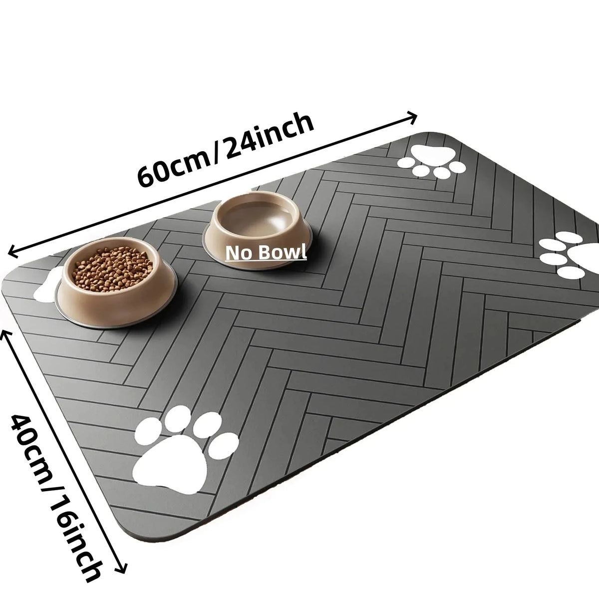 PEThic™ DryPaws - Absorbent & Anti-Slip Pet Feeding Mat