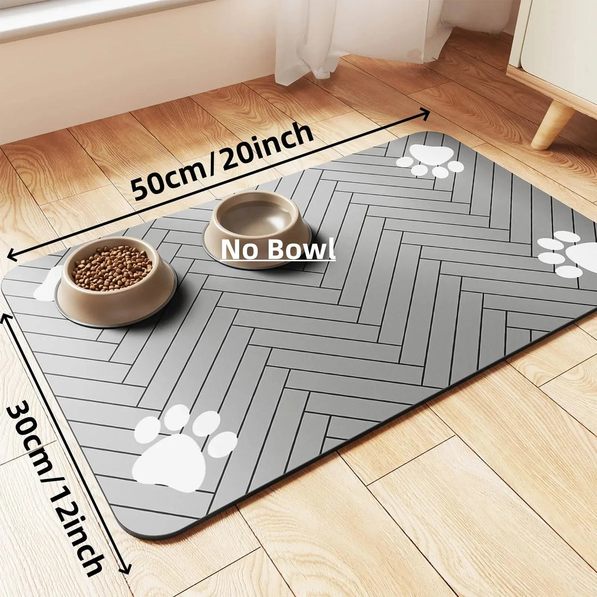 PEThic™ DryPaws - Absorbent & Anti-Slip Pet Feeding Mat