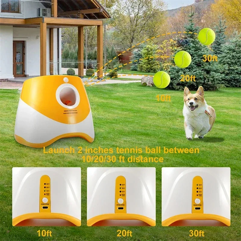 PEThic™ FetchBot - Automatic Pet Tennis Ball Launcher