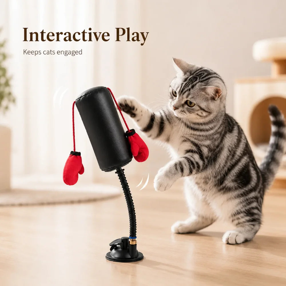 PEThic™ PawPuncher - Interactive Spring Cat Punching Toy