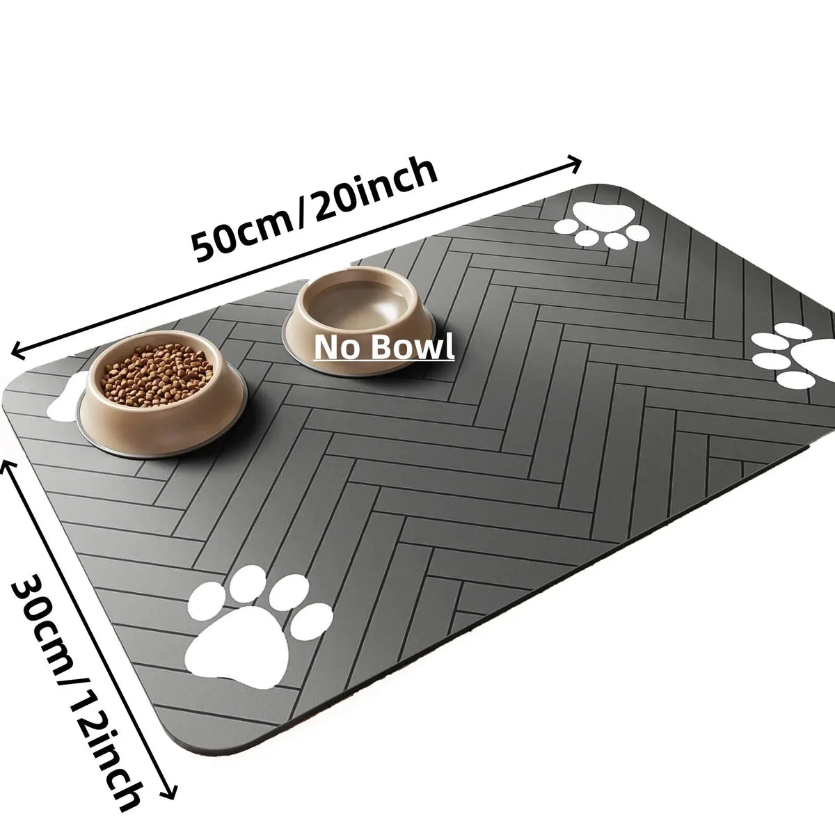 PEThic™ DryPaws - Absorbent & Anti-Slip Pet Feeding Mat