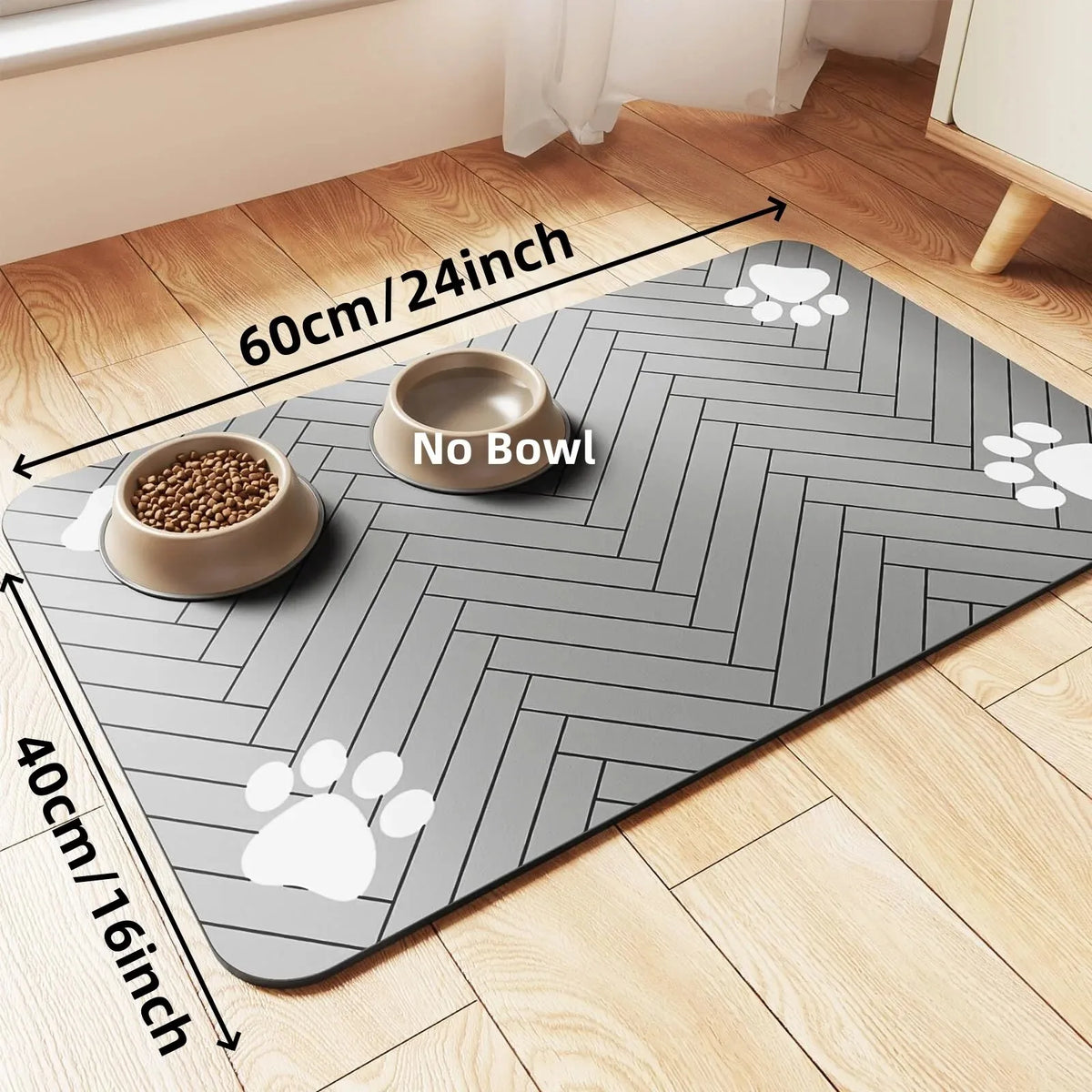 PEThic™ DryPaws - Absorbent & Anti-Slip Pet Feeding Mat