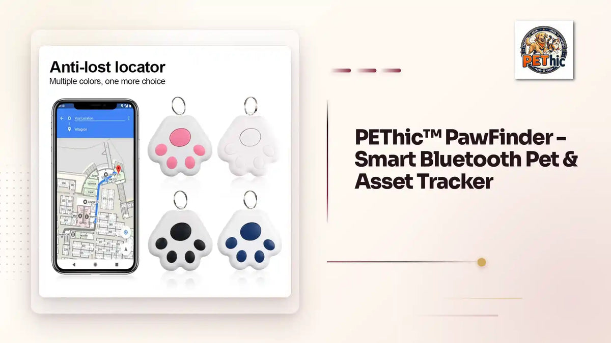 PEThic&trade; PawFinder - Smart Bluetooth Pet &amp; Asset Tracker by@Outfy